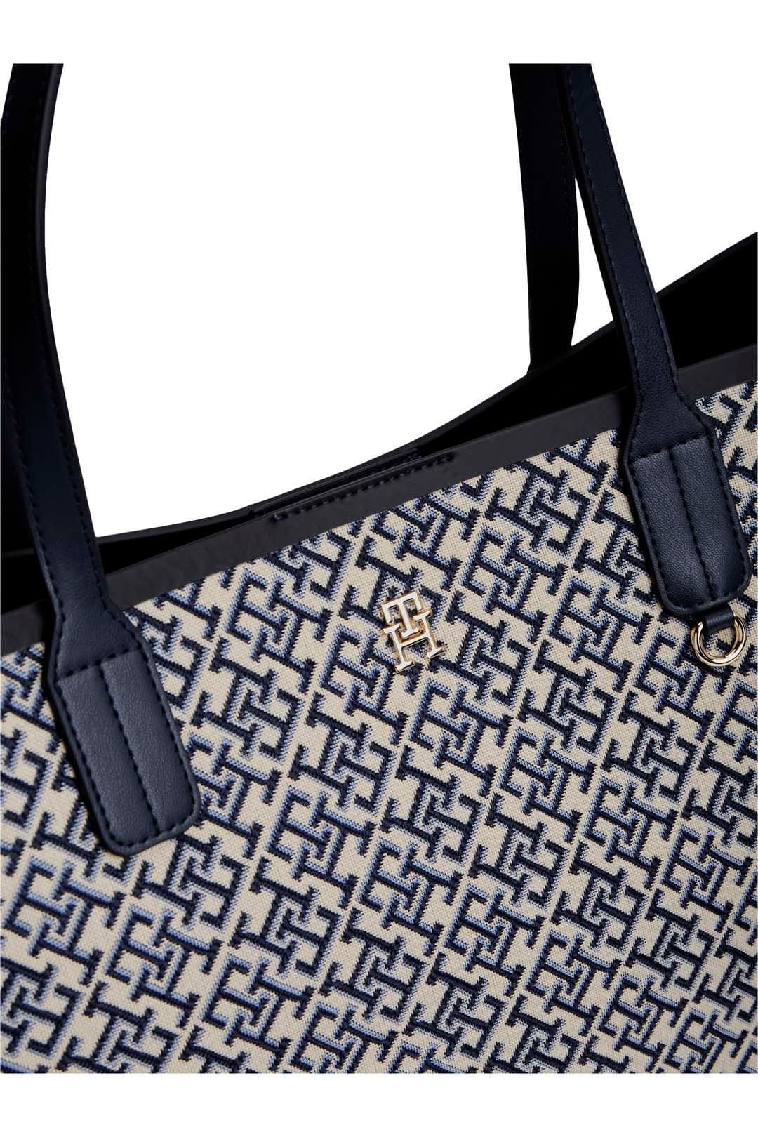 Tommy Hilfiger Tommy Hilfiger Women's Icon Tote Jacquard Navy in Blue - 4