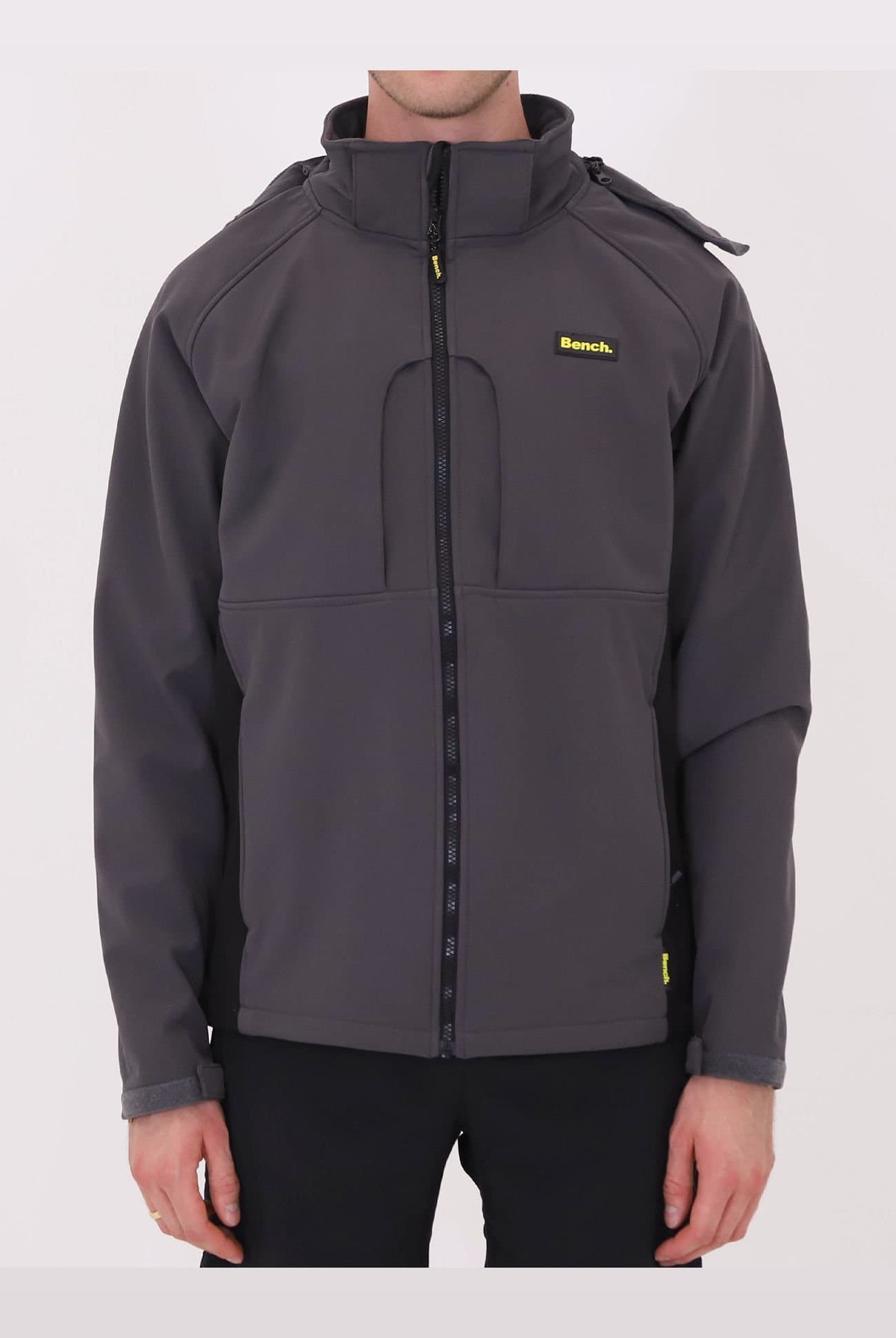 Bench Bench Men's Thorpe Softshell Jacket in Grey