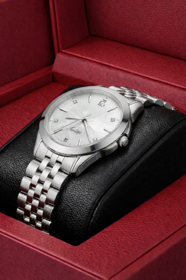 Emma Loves Diamonds Emma Loves Diamonds Women's Watches Mayfair Watch Silver Engraved Dial in Metallic Silver - 3