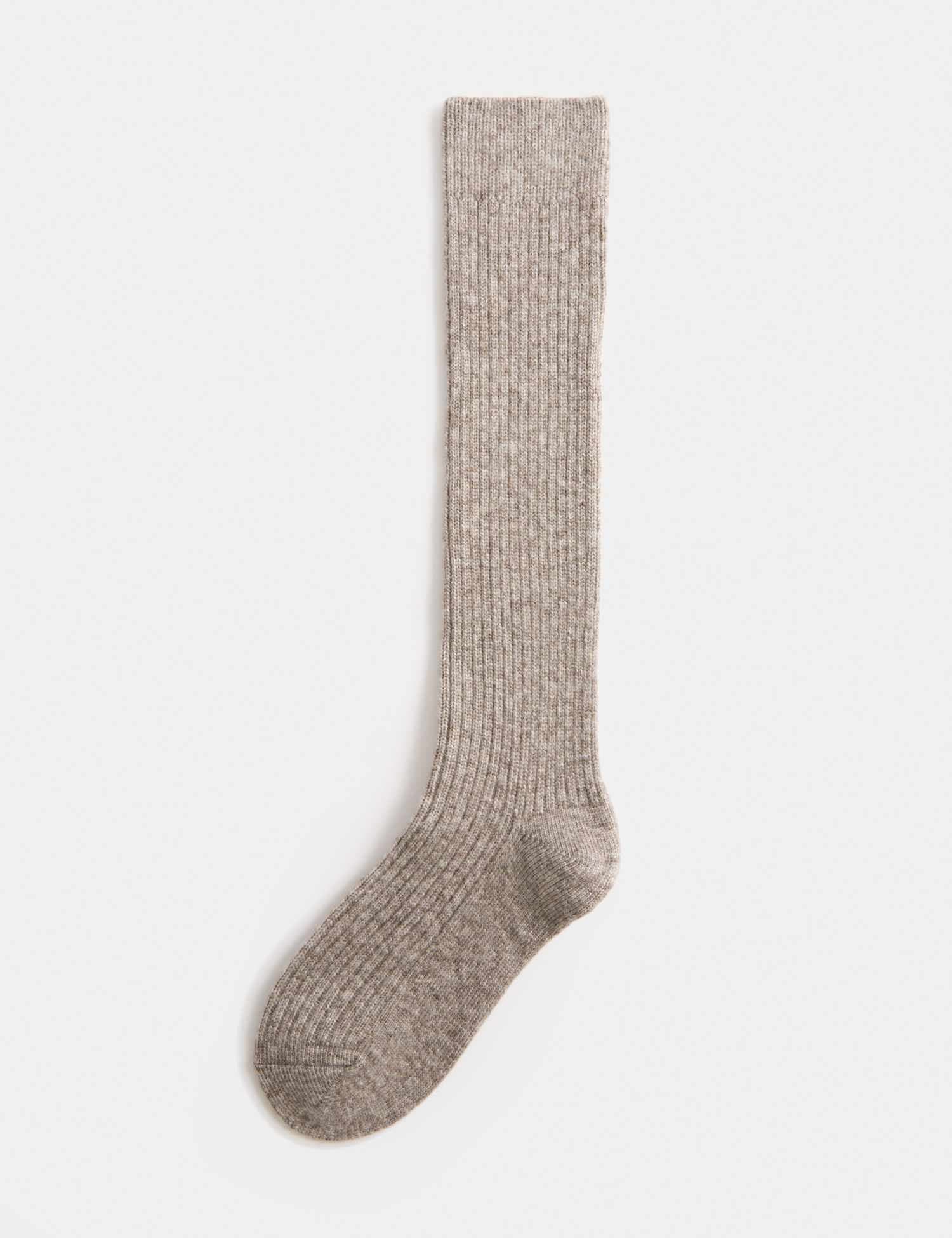 Marks & Spencer M&S Thermal Knee High Socks Natural
