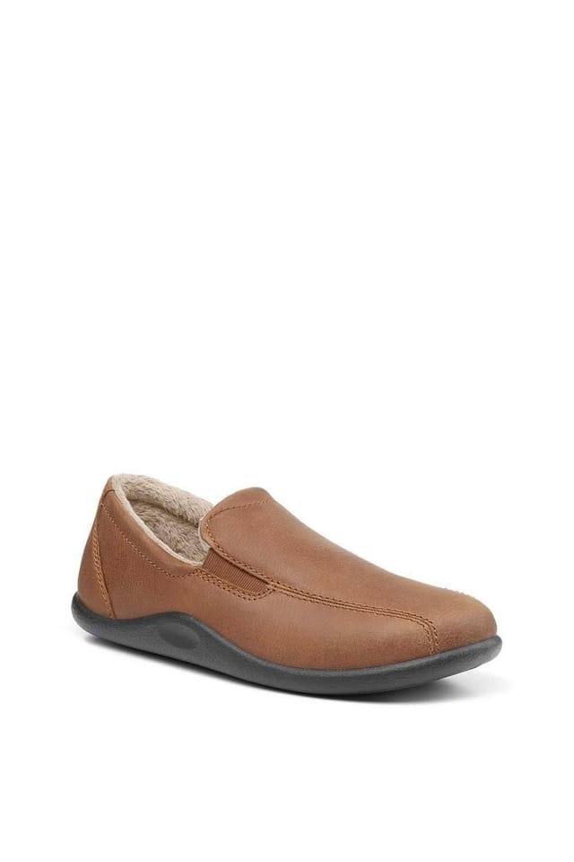 Hotter Hotter Men's 'Relax' Slippers in Tan - 2