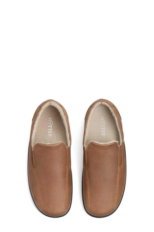 Hotter Hotter Men's 'Relax' Slippers in Tan - 3