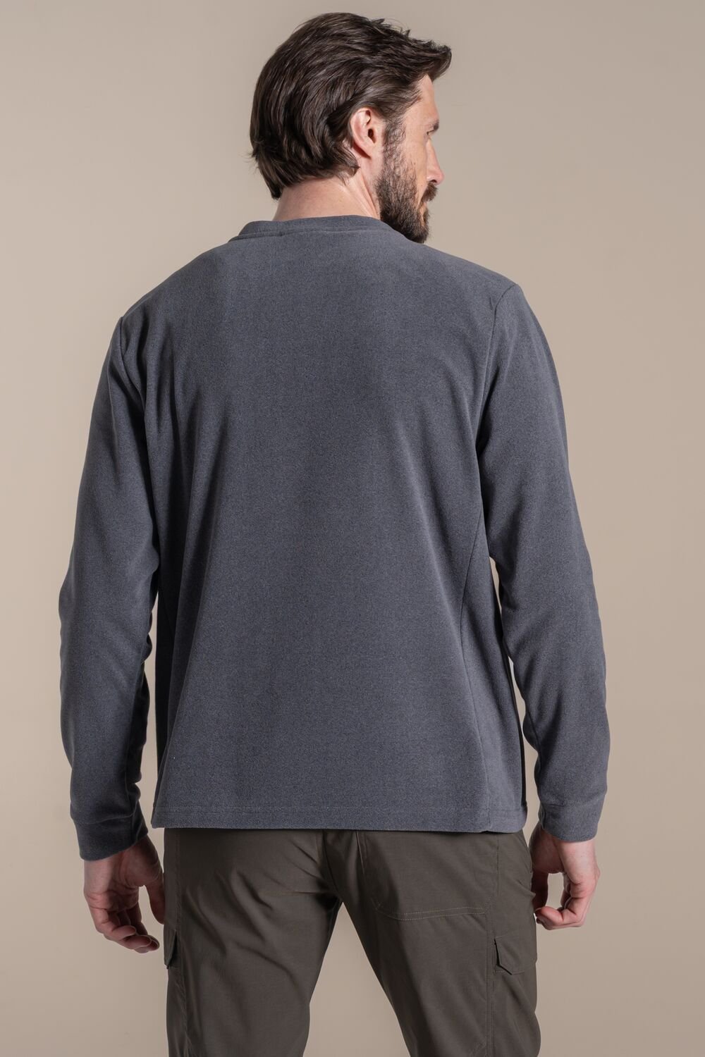 Craghoppers Craghoppers Men's Corey Crew Neck Insulating Active Fleece in Dark Navy - 2