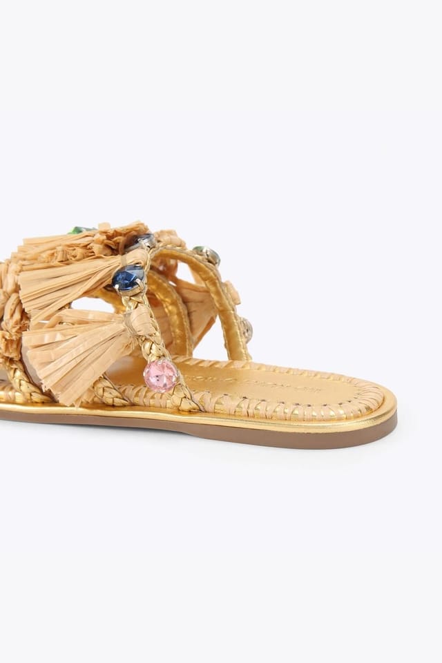KG Kurt Geiger KG Kurt Geiger Women's 'Roxie' Sandals in Gold - 3