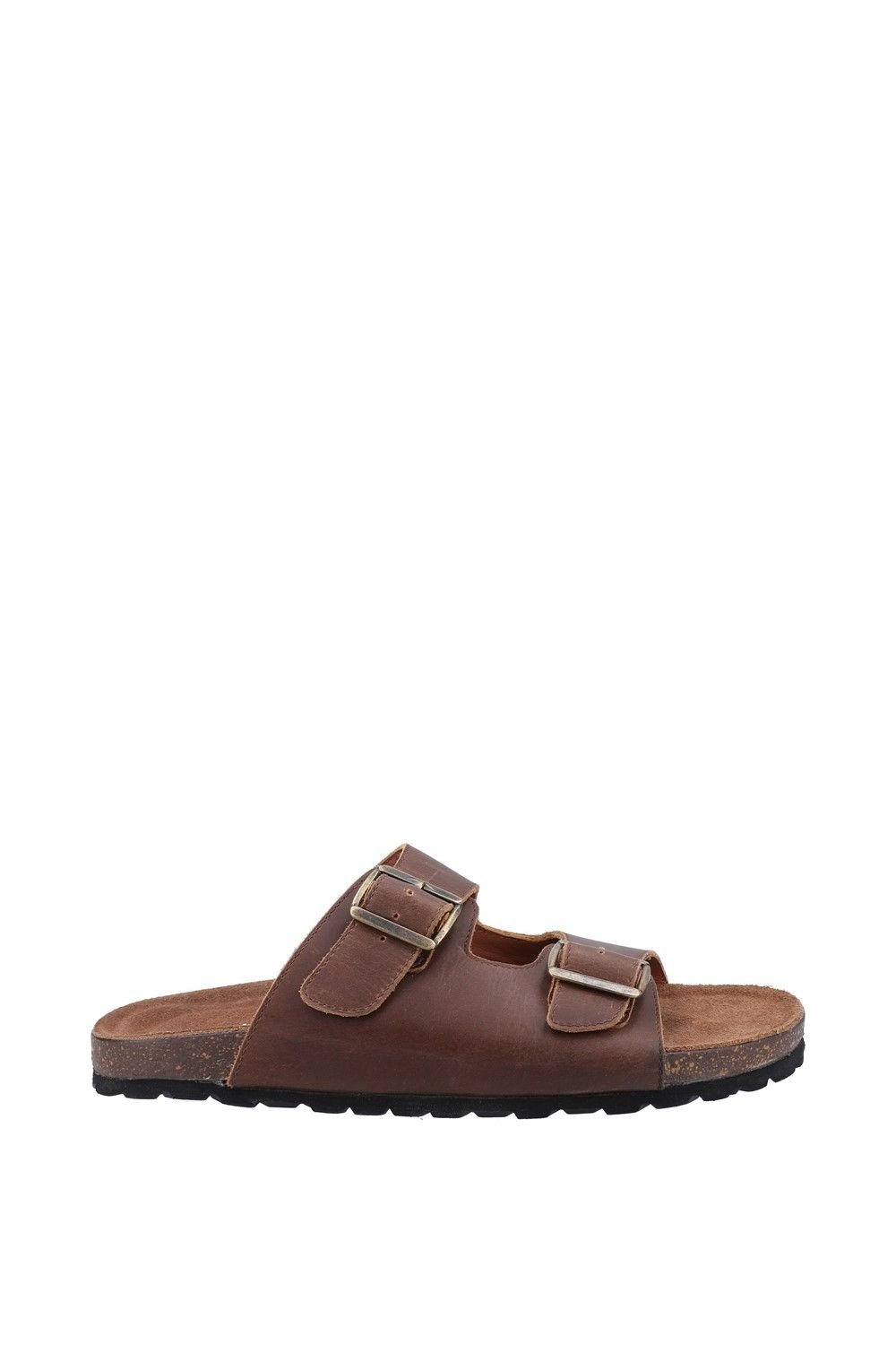 Hush Puppies Hush Puppies Men's 'Nash' Sliders in Brown - 4