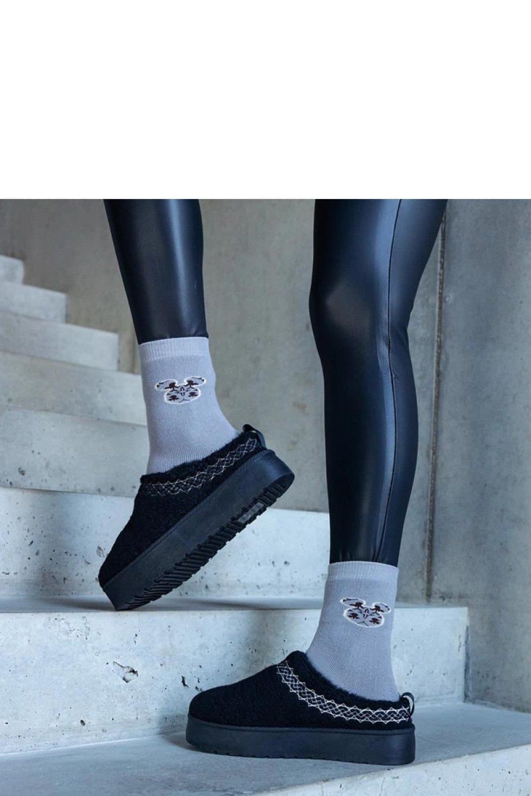 Love Lace Love Lace Women's Embroidered Greene Platform Snow Boots Slip On Warm Comfort in Black