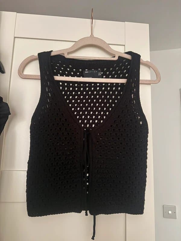 ASOS Design Crochet waistcoat