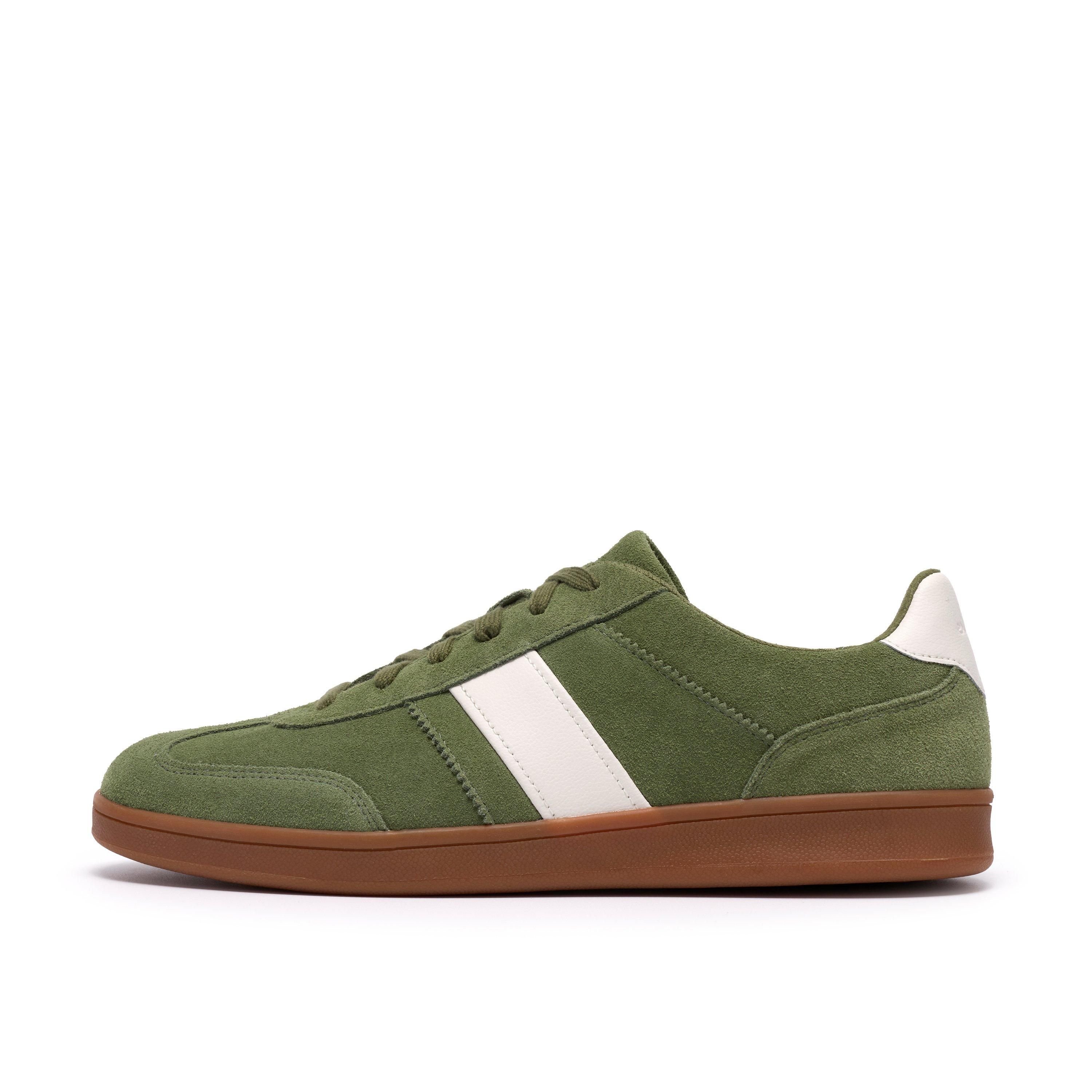 Clarks Clarks Men's Seco Speed Green Suede Trainers, Lace Up - 2