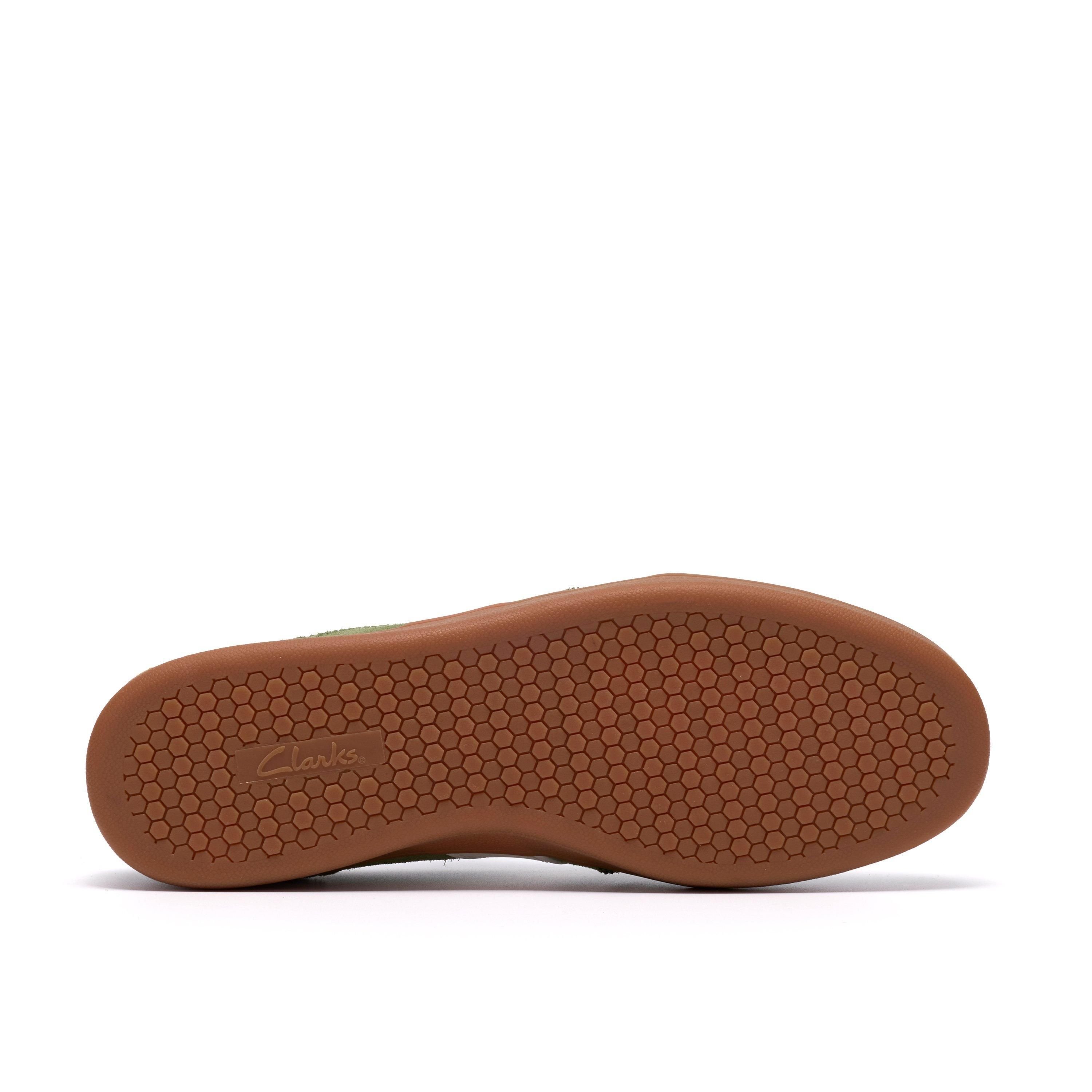 Clarks Clarks Men's Seco Speed Green Suede Trainers, Lace Up - 3