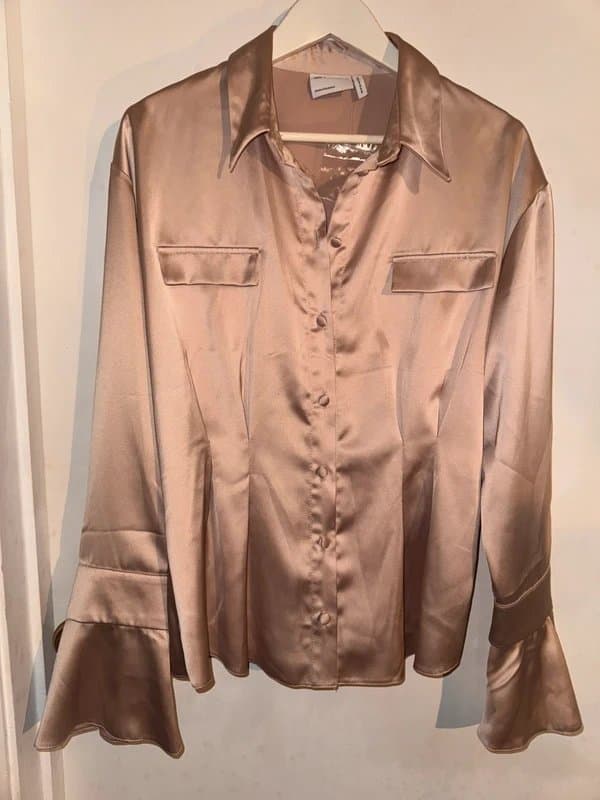 ASOS Asos New Rose peplum blouse size 14