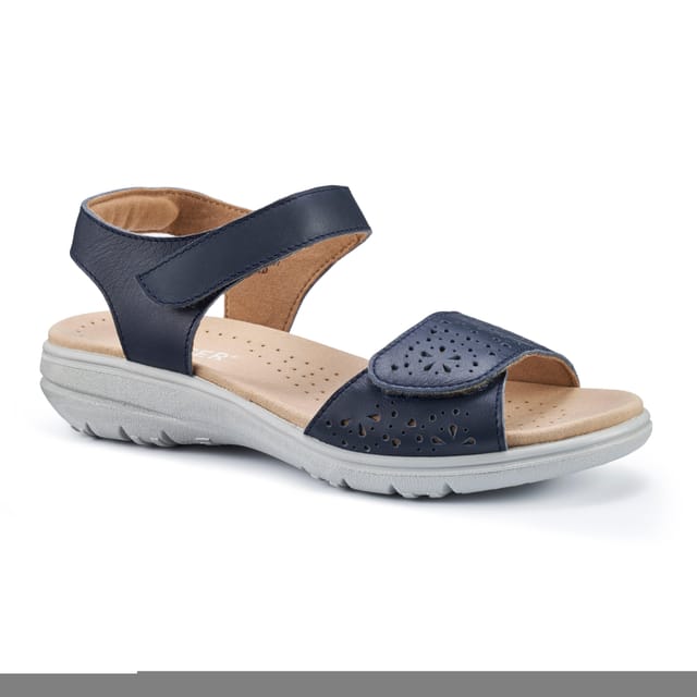 Hotter Hotter Women's 'Leah II' Sandals in Dark Navy - 2