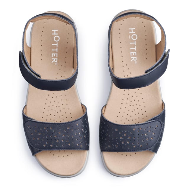 Hotter Hotter Women's 'Leah II' Sandals in Dark Navy - 3