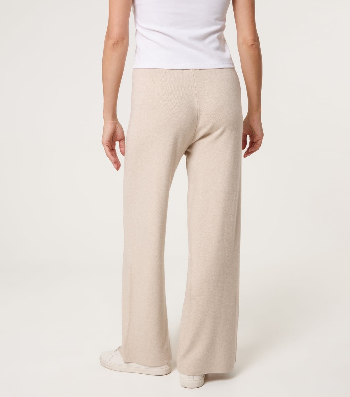 Blue Vanilla Women's Stone Knit Wide Leg Trouser Blue Vanilla New Look - 4