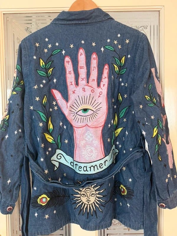 Never Fully Dressed Stunning rare sold out NFD dreamer denim jacket size 10 Rrp £199