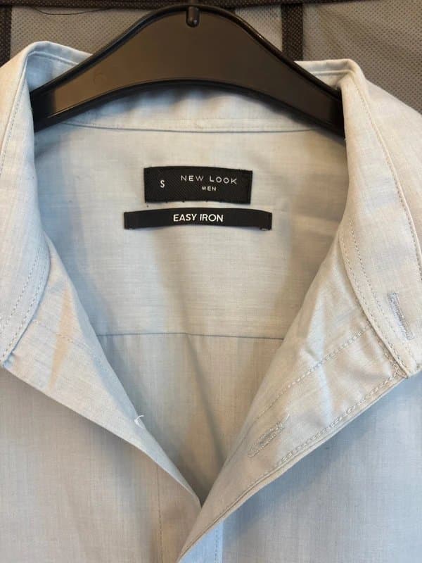 New Look Pale Blue Suit Shirt