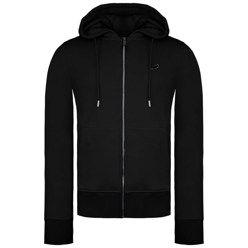 BoxRaw BoxRaw Men's Long Sleeve Zip Up Graphic Logo Black Marciano Track Jacket - 1