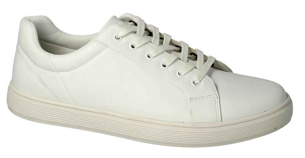 Thomas Blunt Thomas Blunt Men's Lace Up Trainer in White - 3