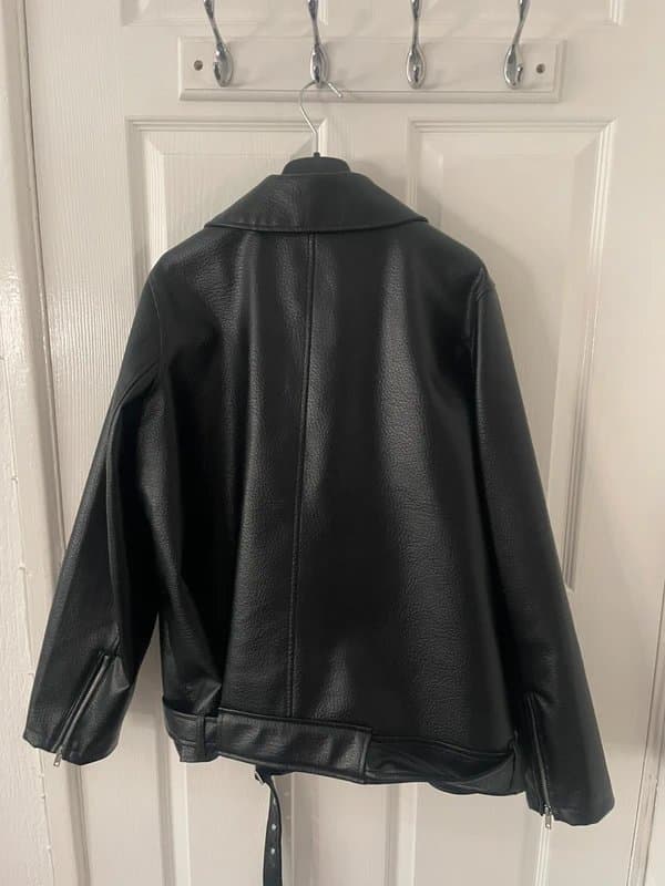 New Look Oversized leather jacket
