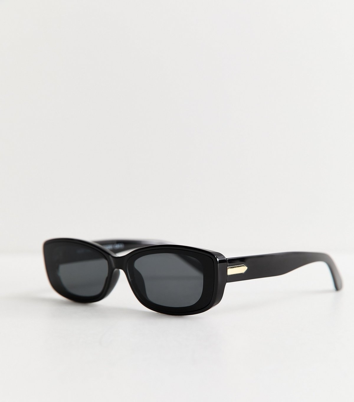 New Look Black Rectangle Sunglasses New Look - 2
