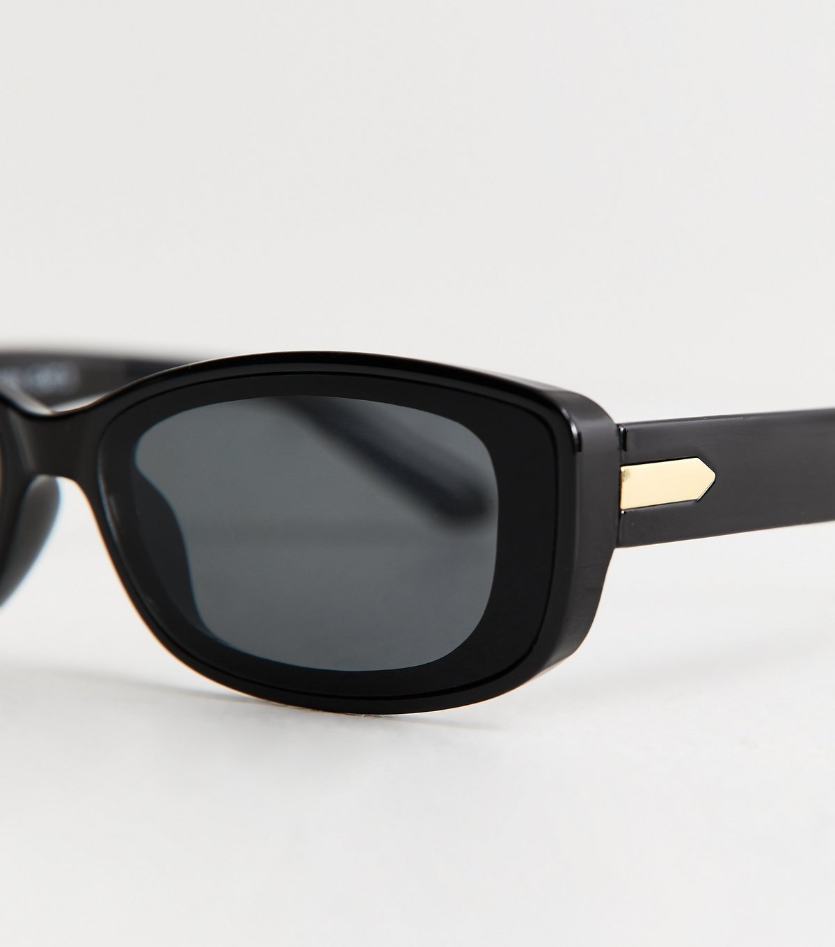 New Look Black Rectangle Sunglasses New Look - 3