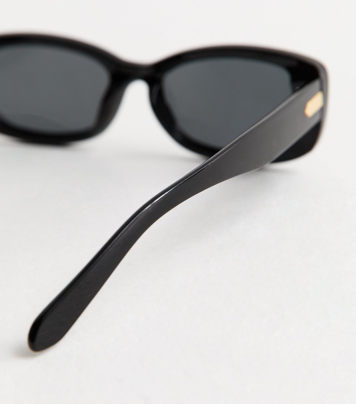 New Look Black Rectangle Sunglasses New Look - 4