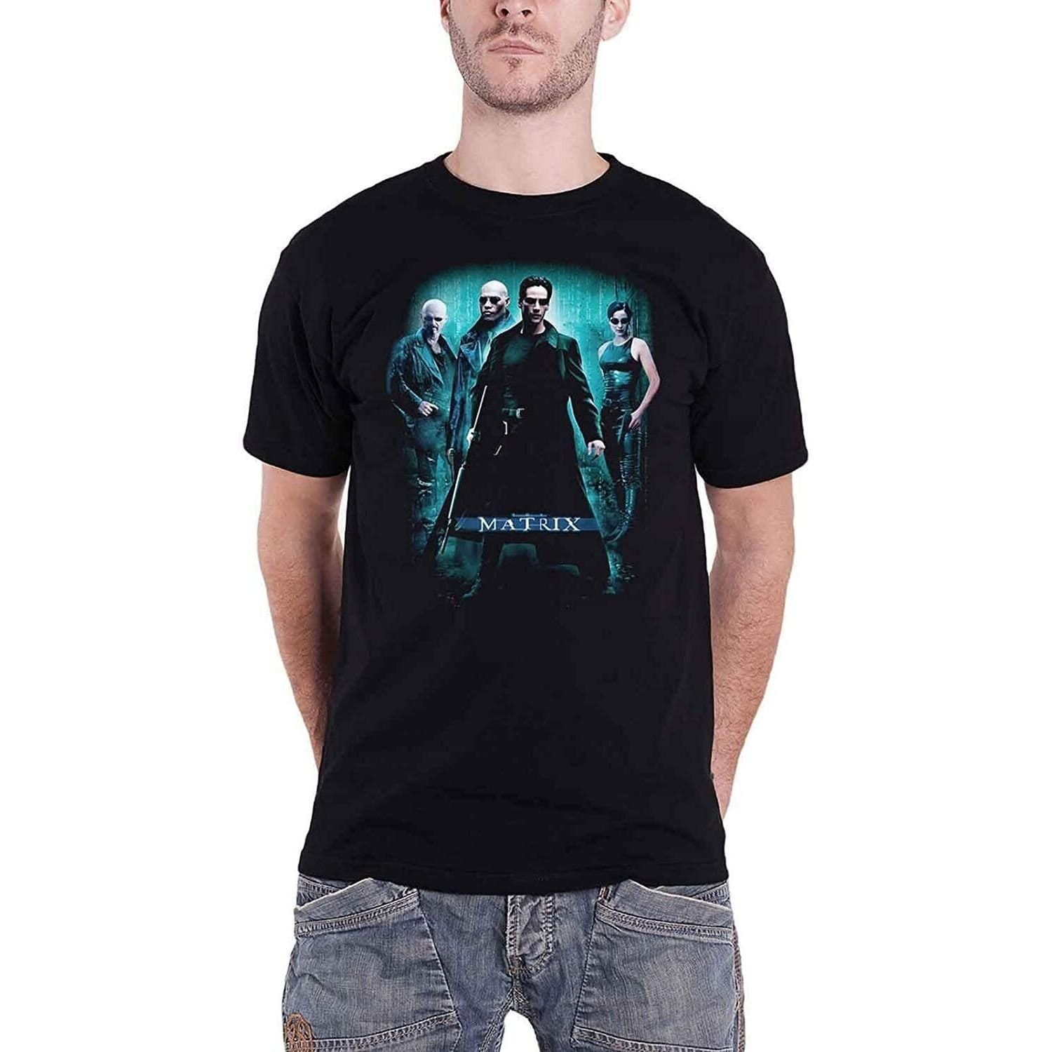 The Matrix Men's Poster T-Shirt in Black