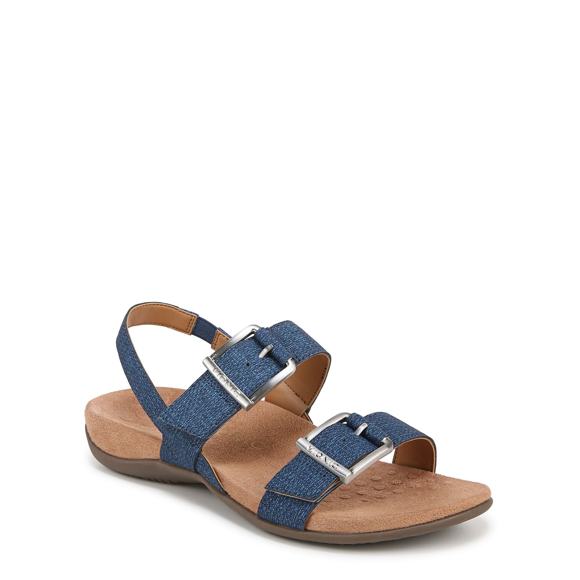 Vionic Vionic Women's Reese Slingback Sandals in Dark Blue