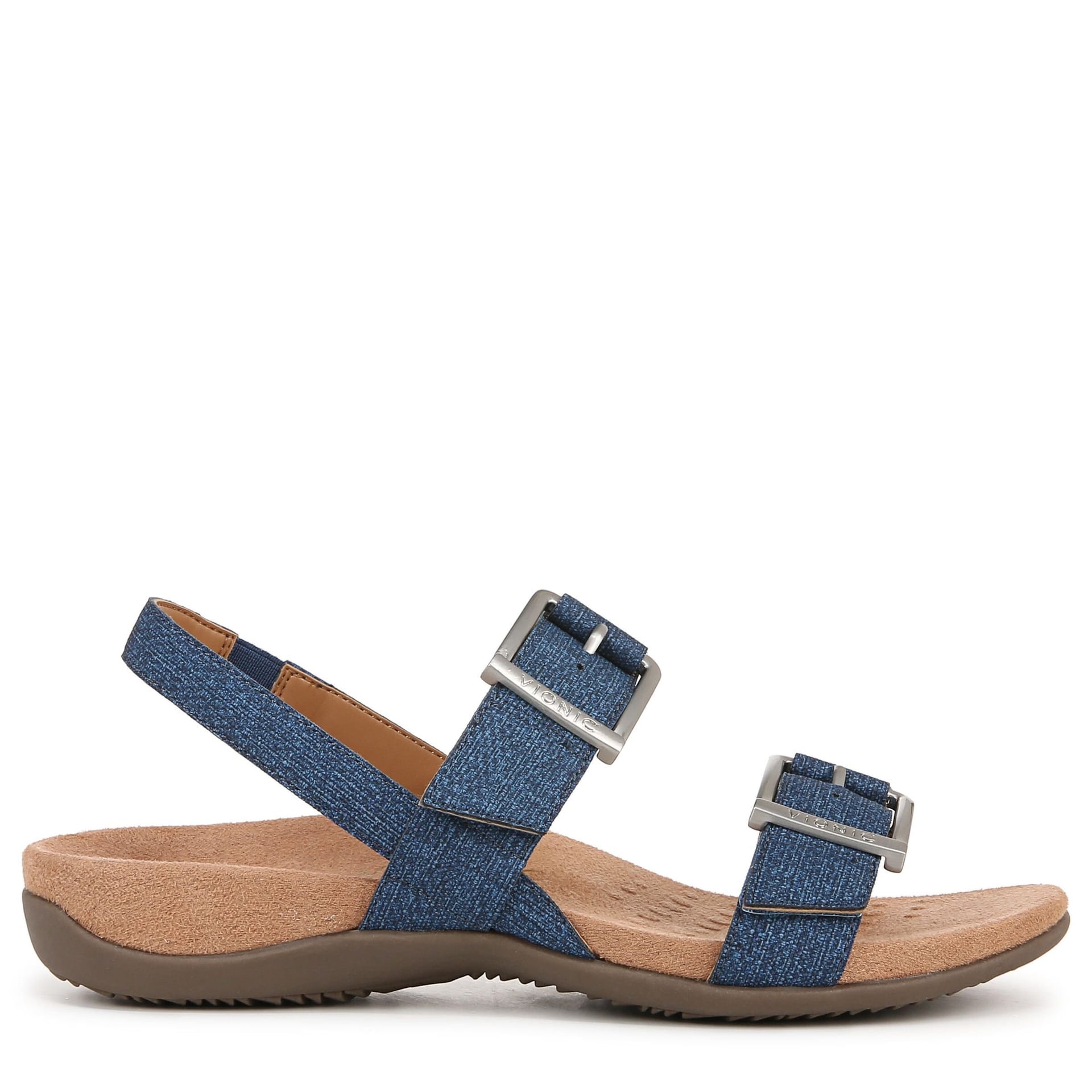 Vionic Vionic Women's Reese Slingback Sandals in Dark Blue - 4
