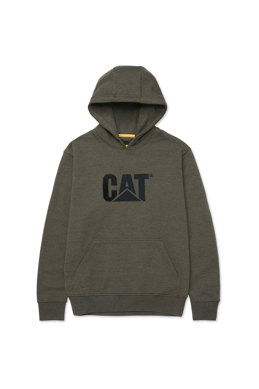 Caterpillar Caterpillar Men's Trademark Hooded Sweatshirt in Green - 4