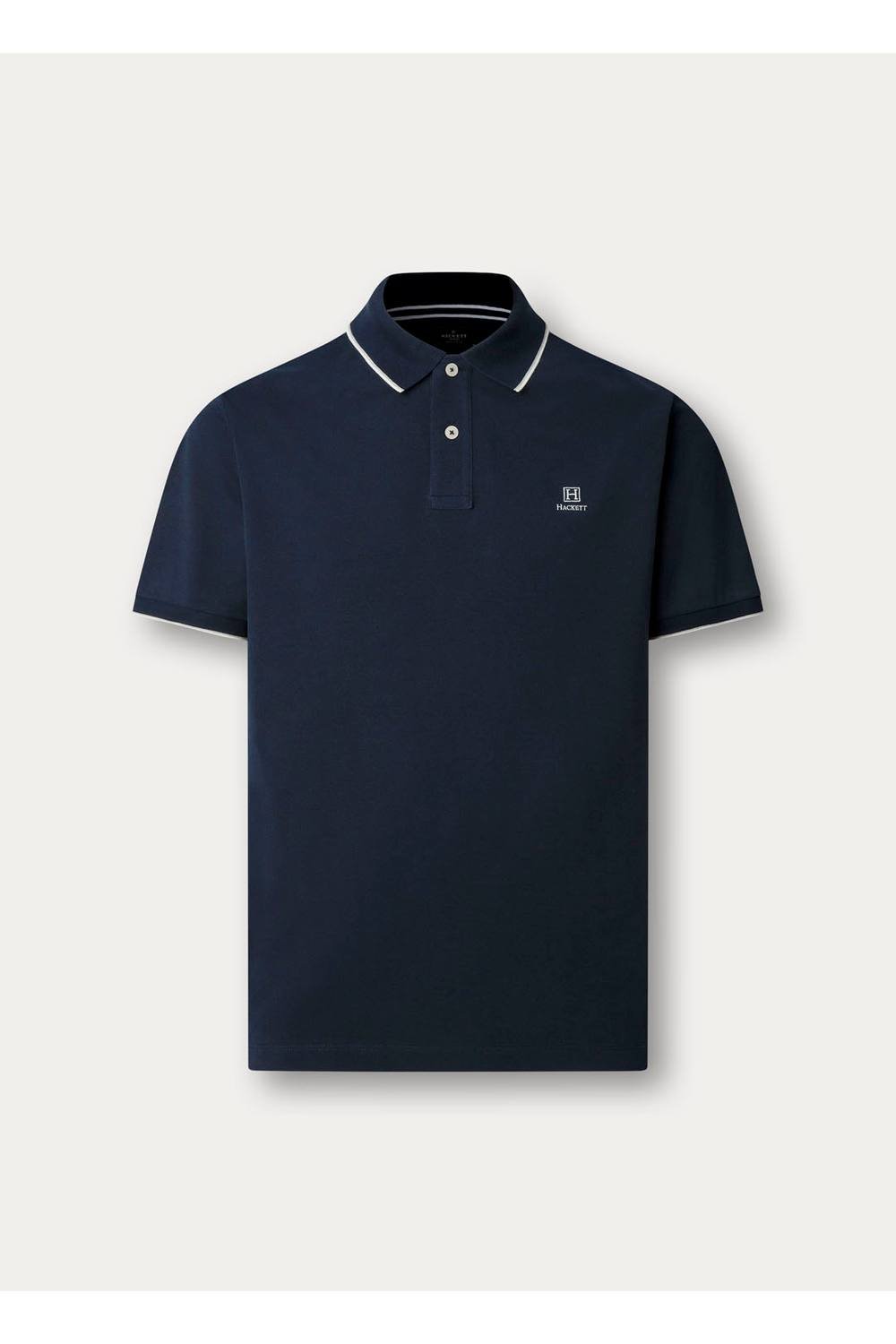 Hackett Hackett Men's Heritage H Tipped Polo Navy - 2
