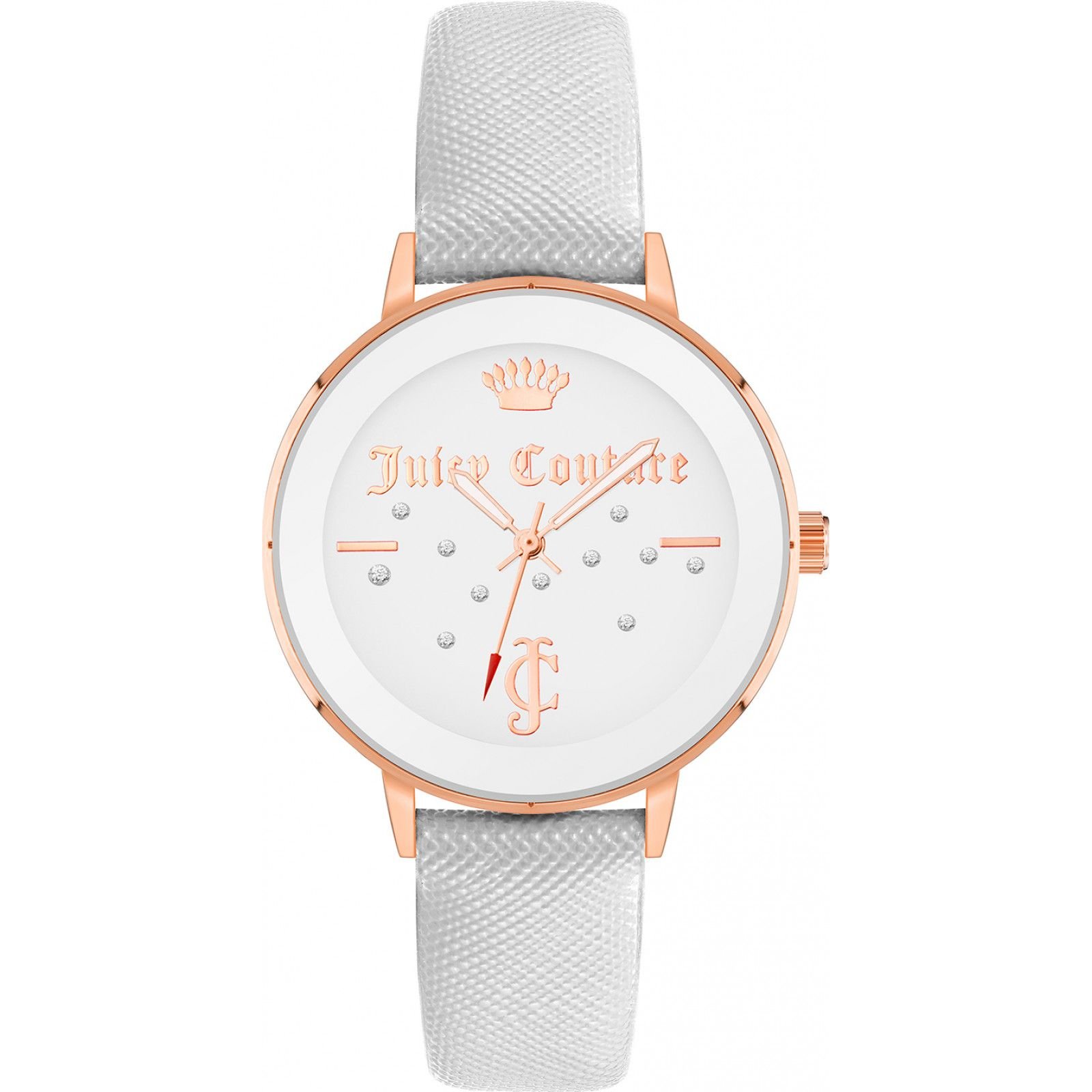 Juicy Couture Juicy Couture Women's JC1264RGWT 38mm Quartz Watch in White - 1