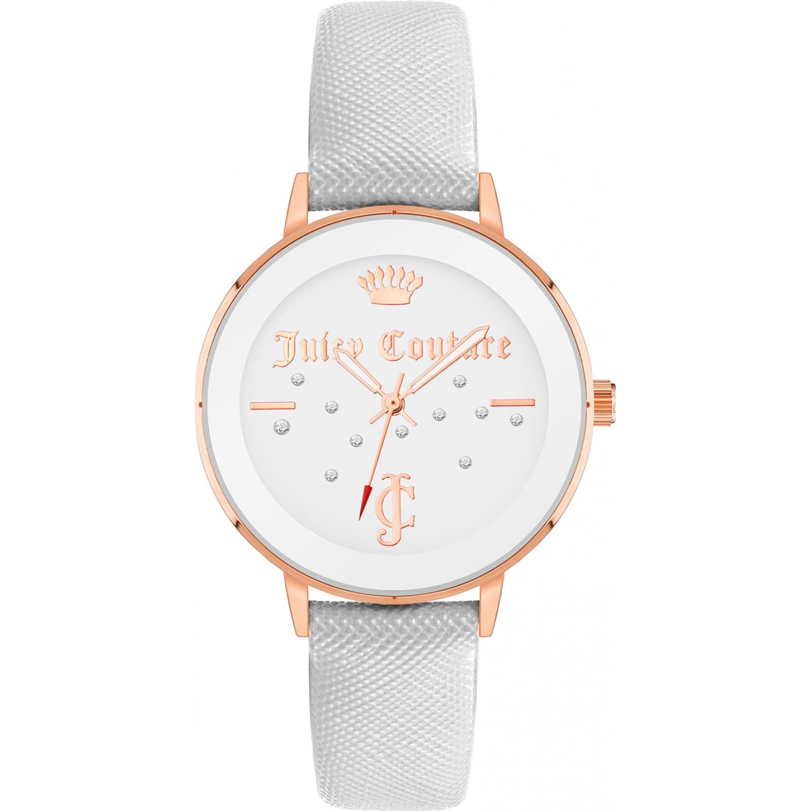 Juicy Couture Juicy Couture Women's JC1264RGWT 38mm Quartz Watch in White