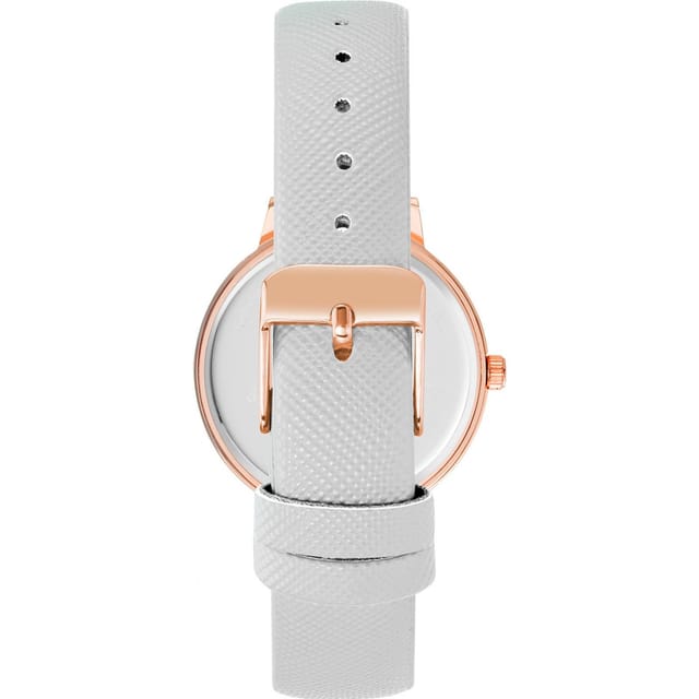 Juicy Couture Juicy Couture Women's JC1264RGWT 38mm Quartz Watch in White - 2