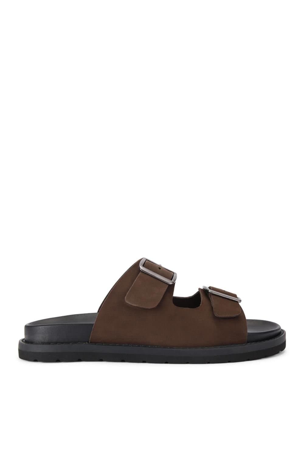 KG Kurt Geiger KG Kurt Geiger Men's 'Lisbon' Leather Sandals in Brown