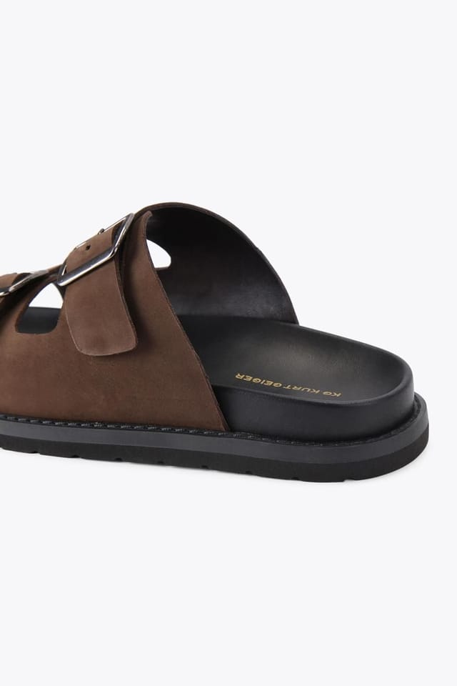 KG Kurt Geiger KG Kurt Geiger Men's 'Lisbon' Leather Sandals in Brown - 3