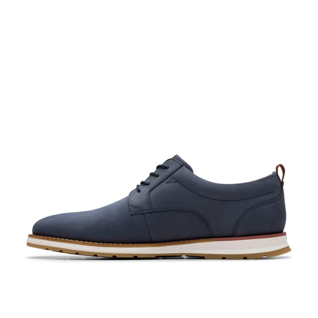 Clarks Clarks Men's Lapford Lace Navy Nubuck Lace Up in Blue - 2