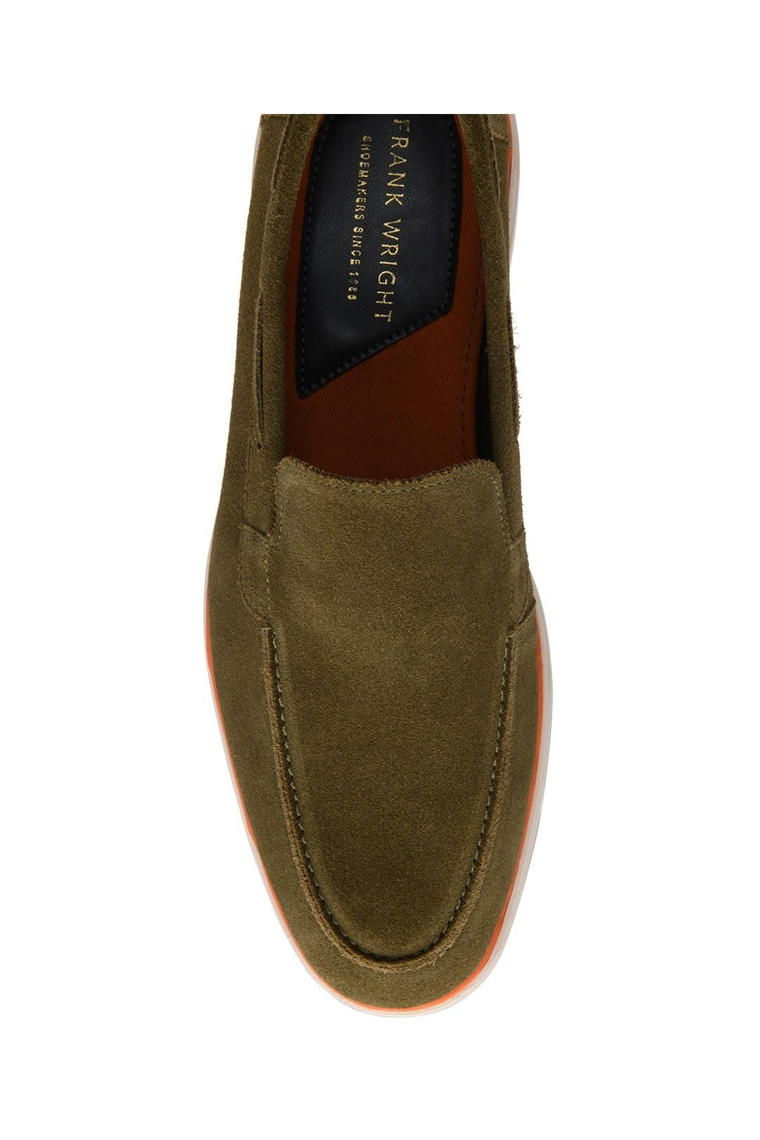 Frank Wright Frank Wright Men's Suede 'Simmons II' Loafers in Green - 4