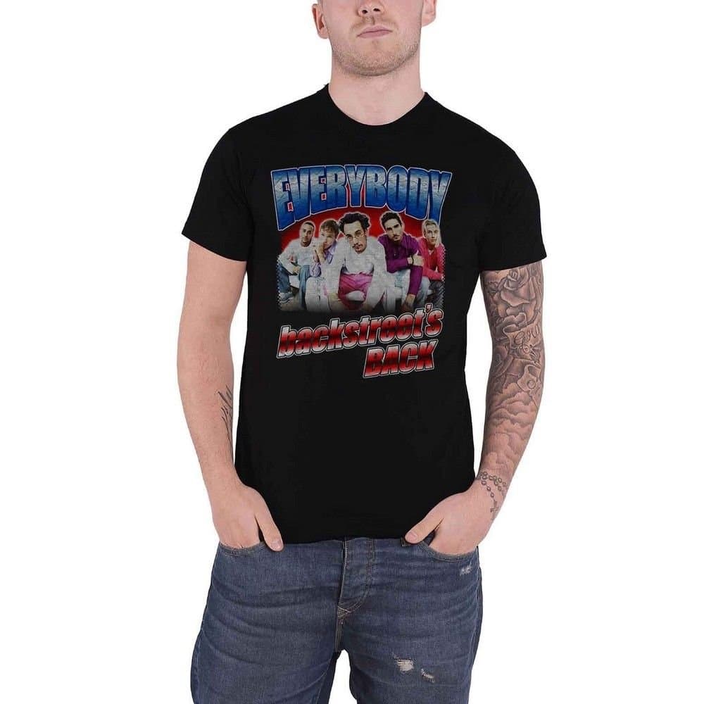 Backstreet Boys Backstreet Boys Men's Everybody T-Shirt in Black