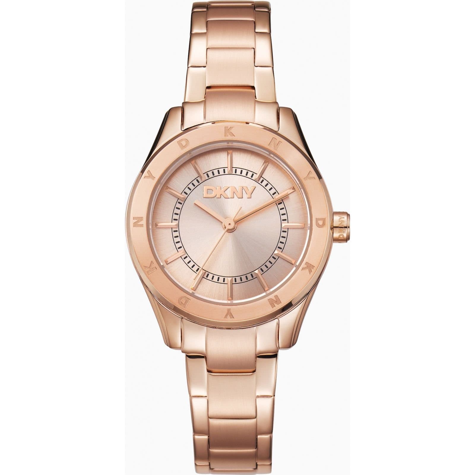 DKNY DKNY Women's DK1L018M0045 Chambers 30mm Quartz Watch in Rose Gold
