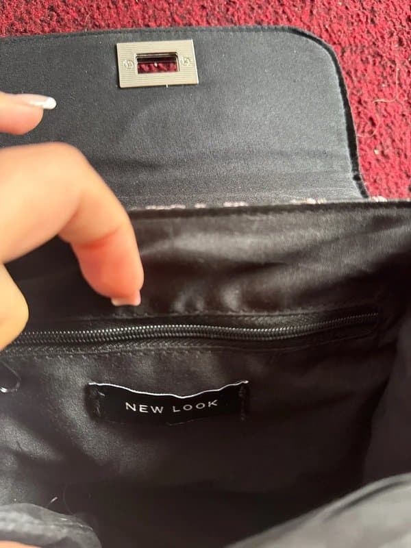 New Look New look black floral handbag