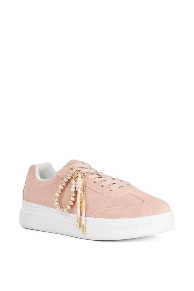 Dune London Dune London Women's 'Elenas' Suede Trainers in Pink - 2