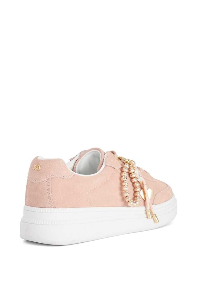 Dune London Dune London Women's 'Elenas' Suede Trainers in Pink - 3