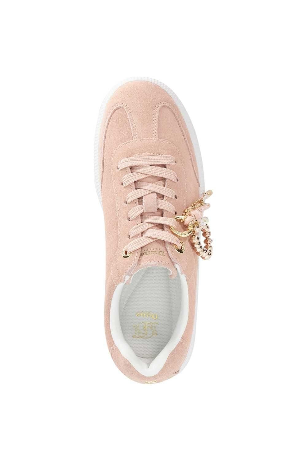 Dune London Dune London Women's 'Elenas' Suede Trainers in Pink - 4