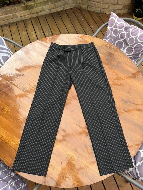 ASOS Design ASOS Pinstripe Trouser Straight Leg