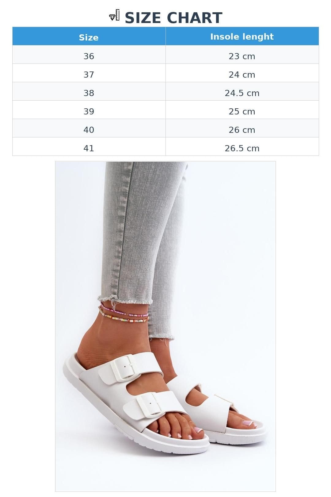 Love Lace Love Lace Women's Big Star Lightweight EVA Foam Adjustable Strap Flip Flops in White - 4