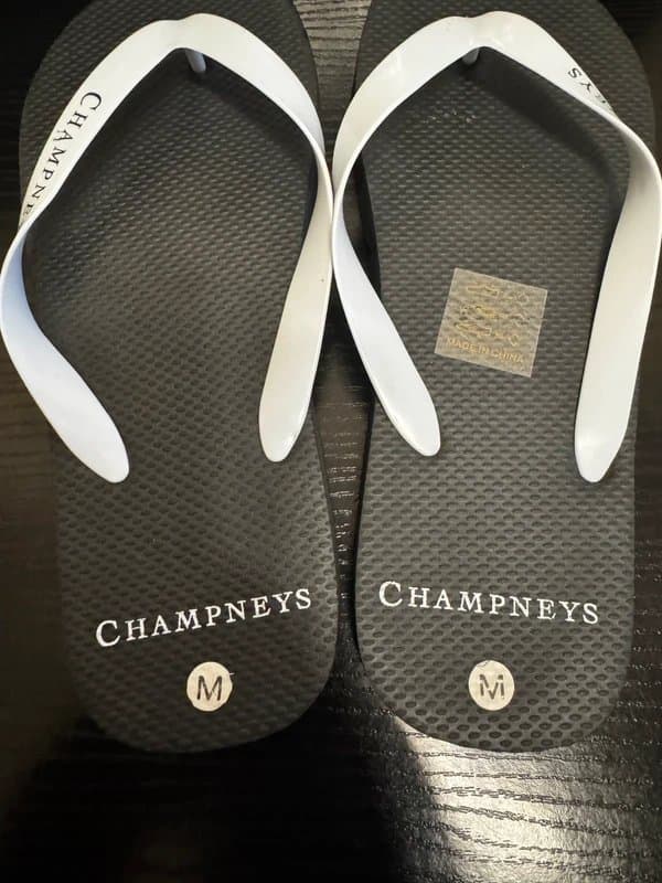 Champneys Champneys Men’s Spa Flip-Flops UK Size M Branded Pool Holiday Sandals