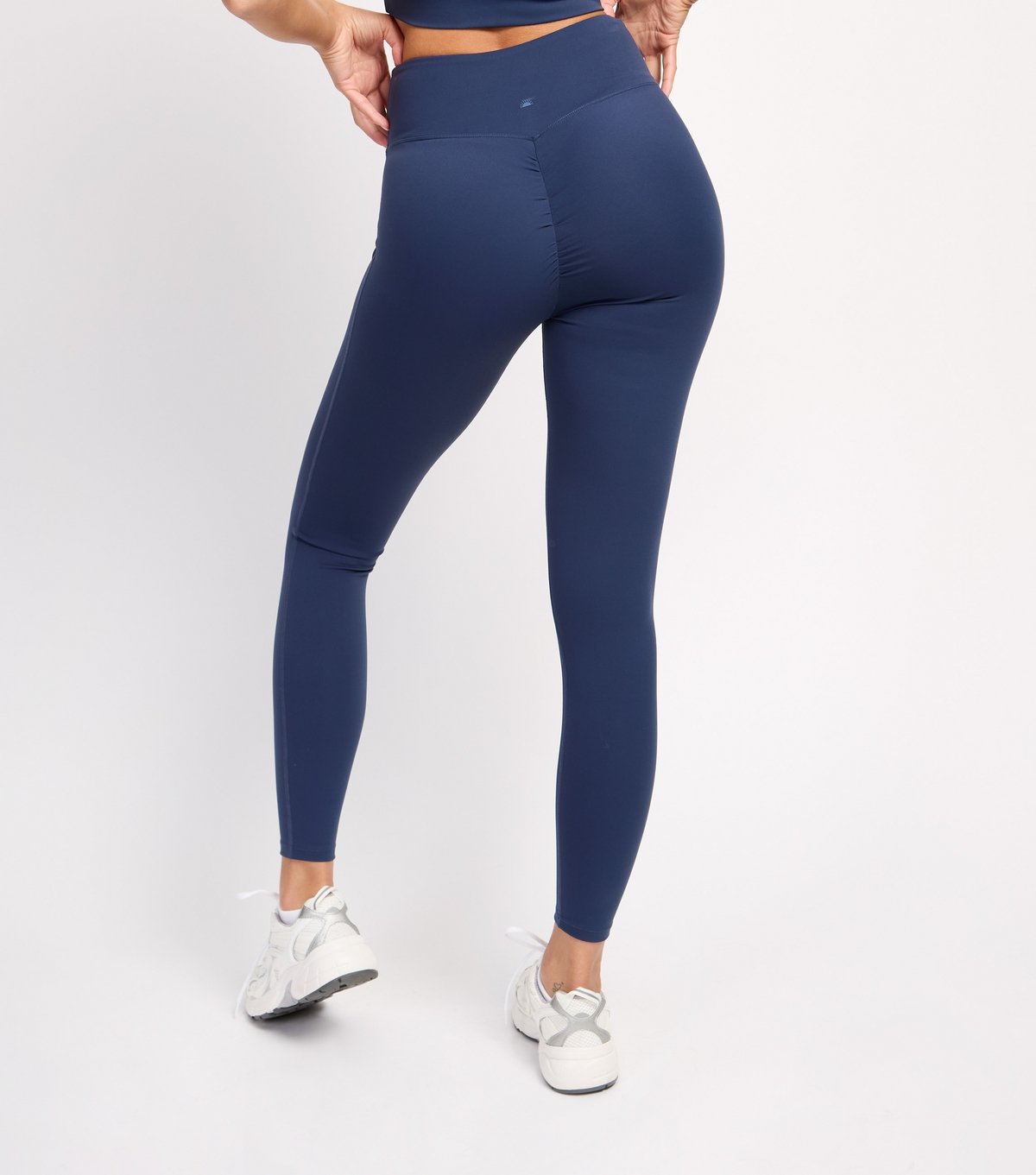 Rise Women's by Zara McDermott Navy Ruched Bum Legging Rise New Look - 4