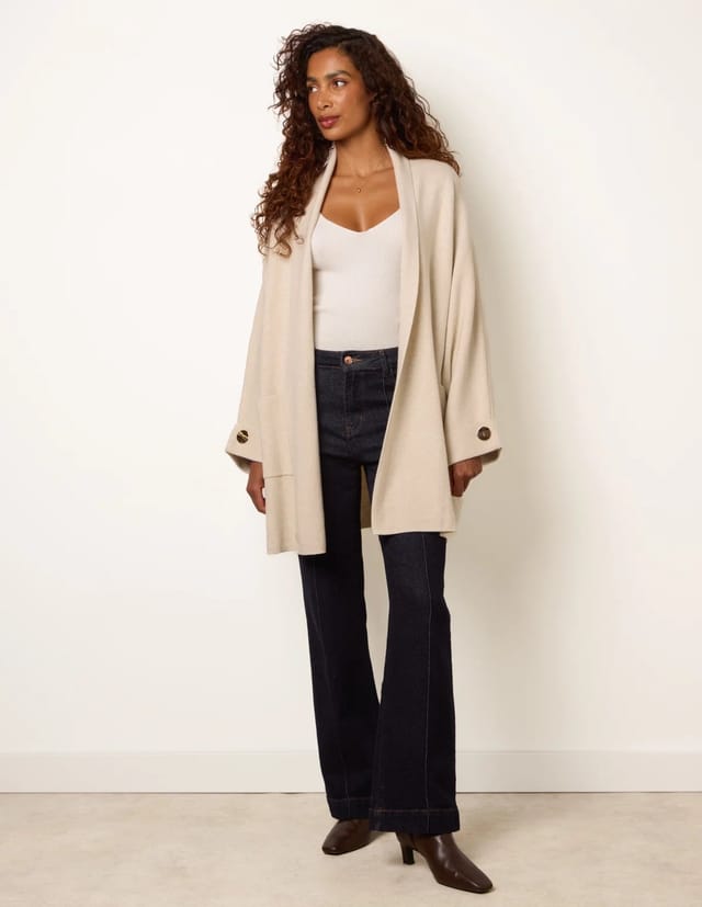Blue Vanilla Heavy Knit Cardigan - 3