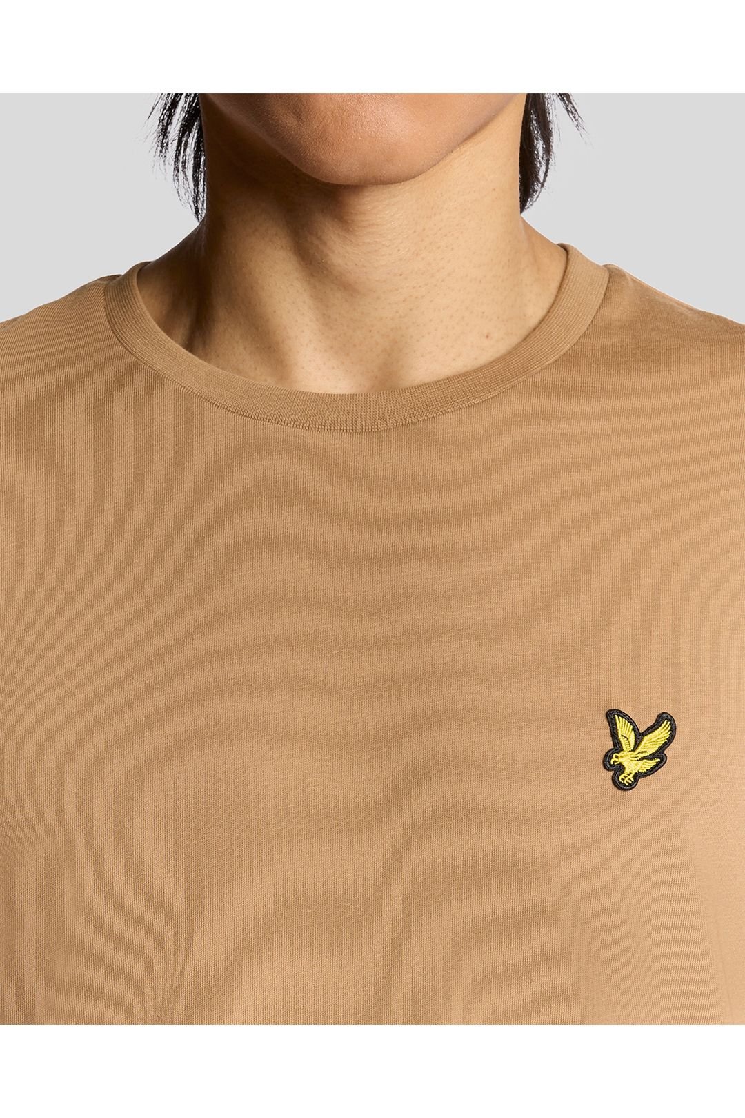 Lyle & Scott Lyle & Scott Men's Plain T-Shirt Tigers Eye in Orange - 3