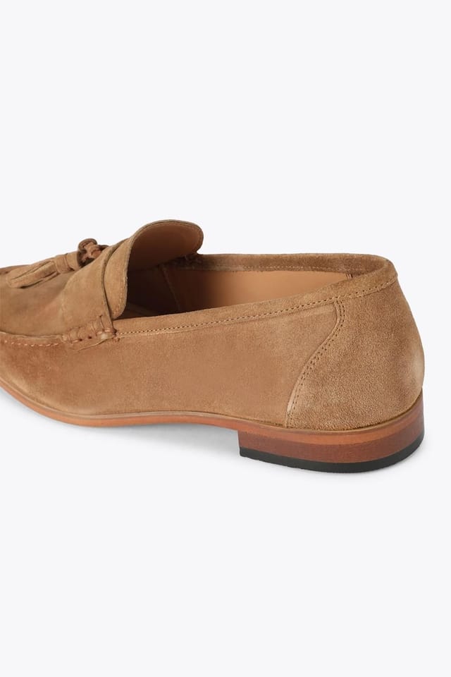 KG Kurt Geiger KG Kurt Geiger Men's 'Reggie 2' Suede Shoes in Tan - 3